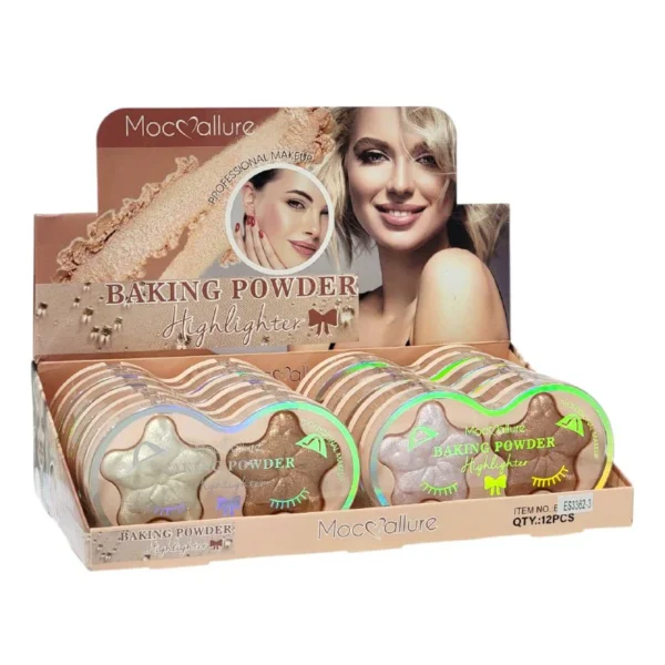 Iluminador Mocmallure Baking Powder Highlighter 2 Tonos