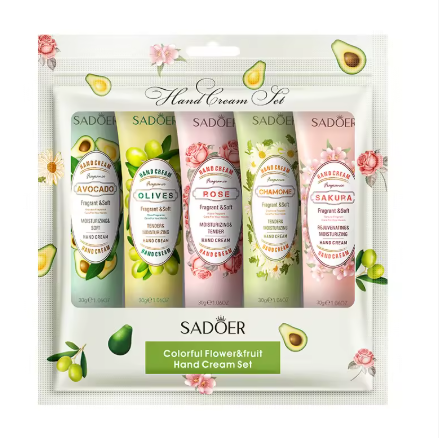 4 Conjunto de Loción de crema de manos blanqueadora para mujer