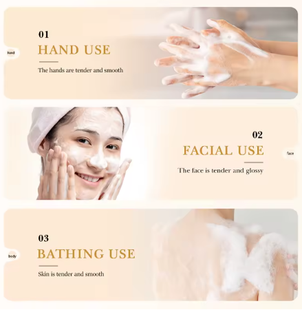 Jabón de baño, aceite esencial