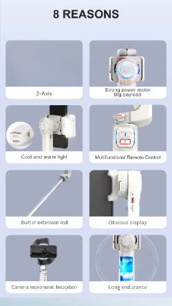 Estabilizador de mano Selfie A10