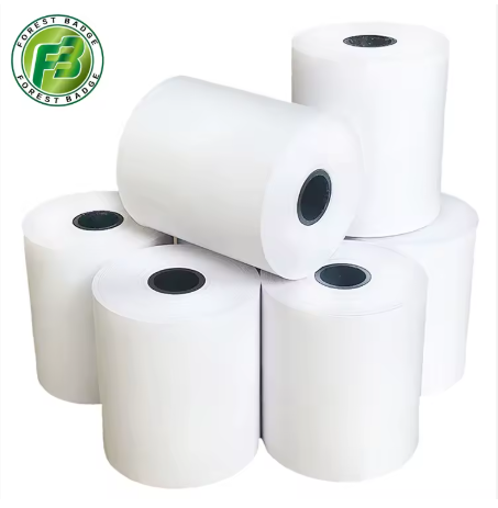 Rollos de papel térmico brillante