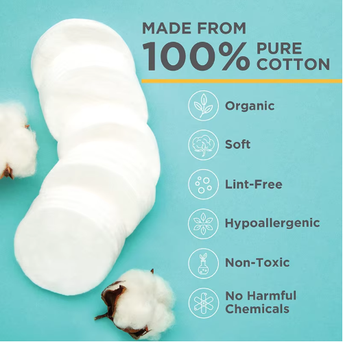 Paquete de Almohadilla para desmaquillar 100und