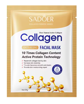Mascarilla facial SADOER Colágeno