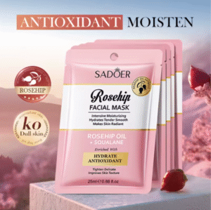 Mascarilla facial hidratante SADOER Rose