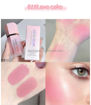 8 Maquillaje de rubor líquido para mejillas - Tinte Colorete líquido