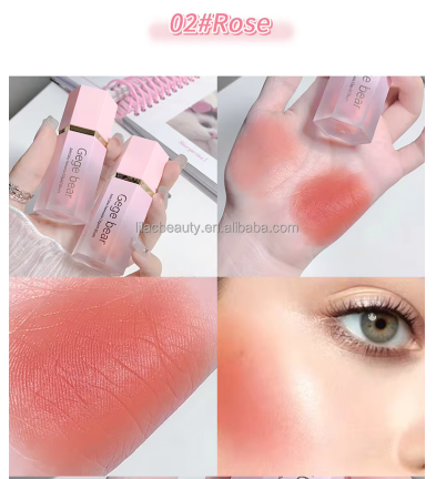 9 Maquillaje de rubor líquido para mejillas - Tinte Colorete líquido