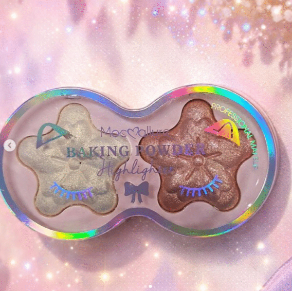 Iluminador Mocmallure Baking Powder Highlighter 2 Tonos