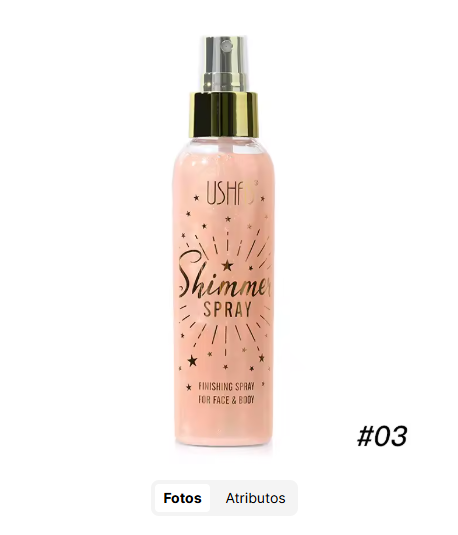 Spray Ajuste permanente Quicksand Glitter