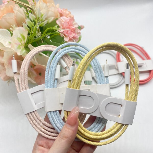 Cable de Carga PD 20W USB-C para iPhone 14, 13, 12 y 11 Pro Max