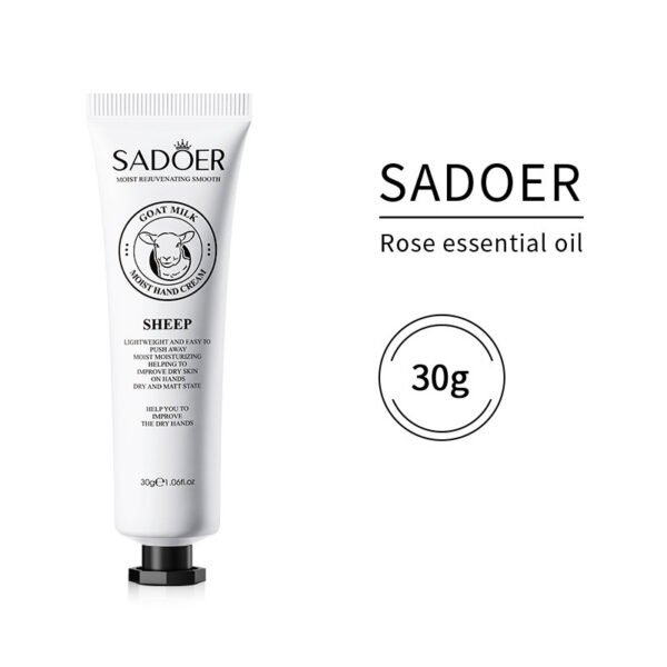 Conjunto de Mini Cremas de Manos SADOER con Leche de Cabra, Aceite de Caballo y Caracol.