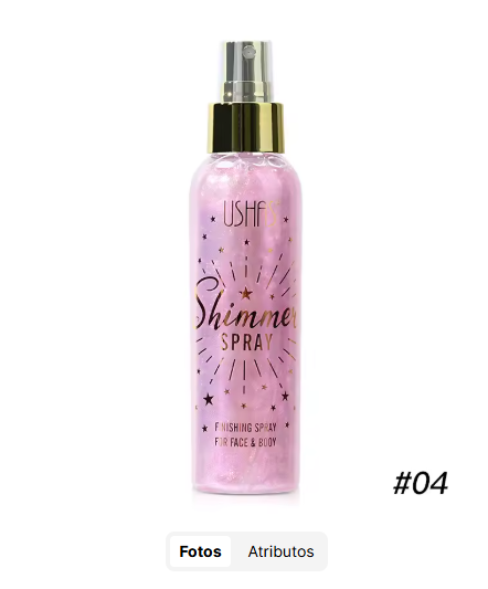 Spray Ajuste permanente Quicksand Glitter