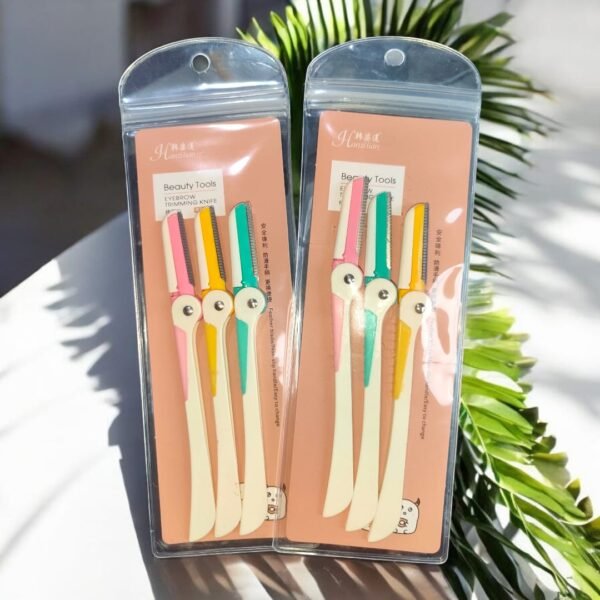 Maquinilla de Afeitar para Cejas Ergonómica (Pack x3)
