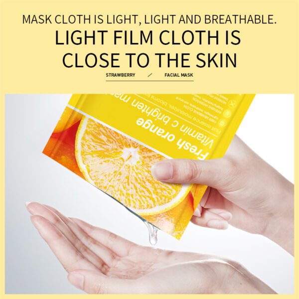 Mascarilla Facial de Naranja, Vitamina C, Aclaradora – BIOAQUA