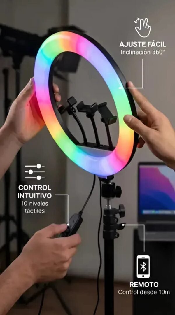 Aro De Luz RGB Con Trípode MY-7181