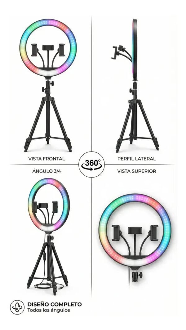 Aro De Luz RGB Con Trípode MY-7181
