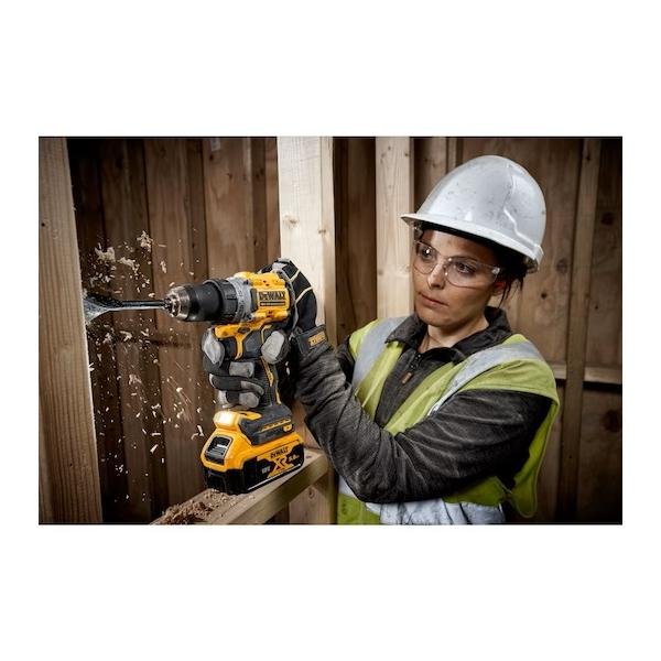 Kit de Taladro Atornillador de Impacto DEWALT DCD805 con 2 Baterías POWERSTACK 5.0Ah