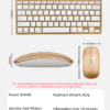 Combo Teclado + Mouse Inalámbrico K908