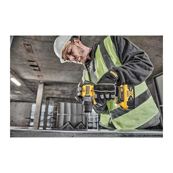 Kit de Taladro Atornillador de Impacto DEWALT DCD805 con 2 Baterías POWERSTACK 5.0Ah