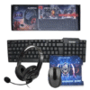 Combo Gamer 4 en 1 – Teclado, Mouse Óptico, Diadema