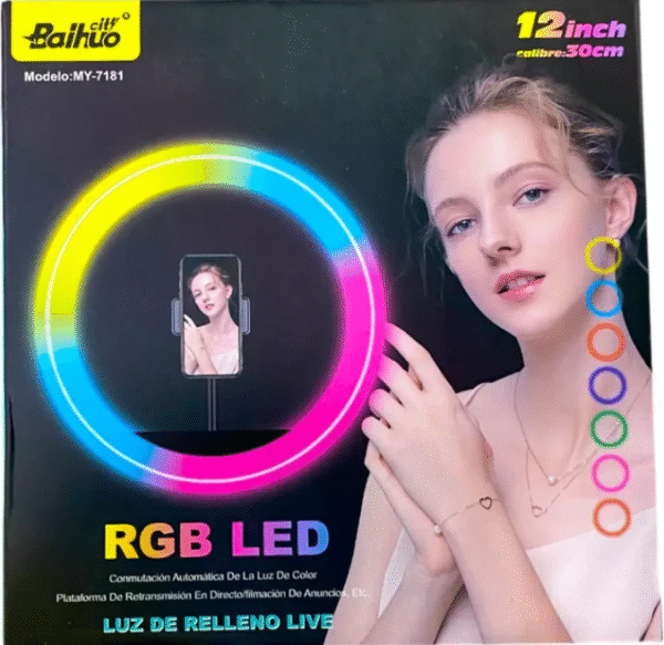 Aro De Luz RGB Con Trípode MY-7181