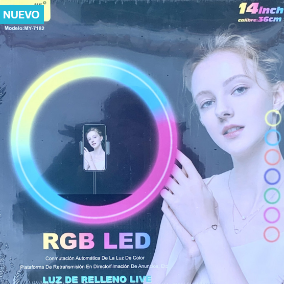Aro De Luz RGB Con Trípode MY-7181