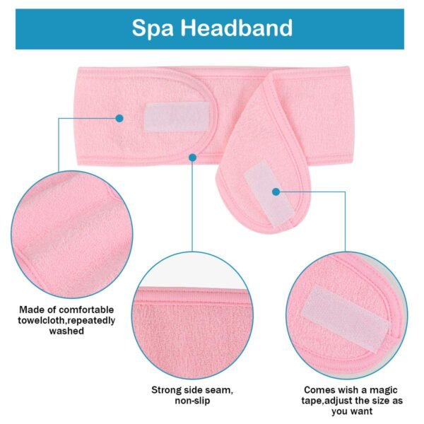 Banda Facial Ajustable para Spa y Skincare