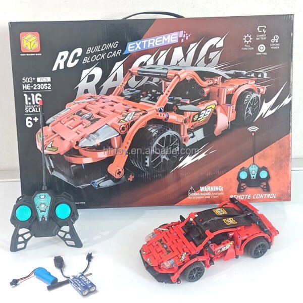 Carro de Bloques Tipo Legos con Control Remoto