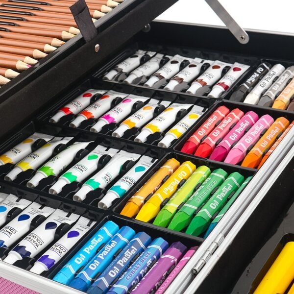 Set de Arte 145 Piezas en Caja Metálica