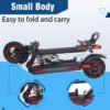 H80048f91b864409795b208af5fa6b257b Patineta Eléctrica 48V 18Ah Todoterreno para Adultos