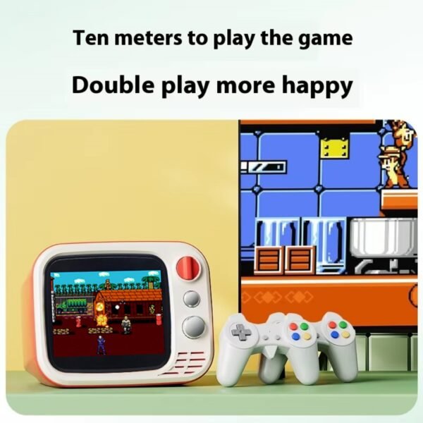 Hba94ba6ea5c84990b4689ba505ddc639G Consola de Juegos Portátil Mini TV H7 – 740 Juegos Retro y Pantalla de 3.5