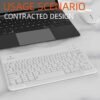 Combo Teclado + Mouse + Soporte para Teléfono