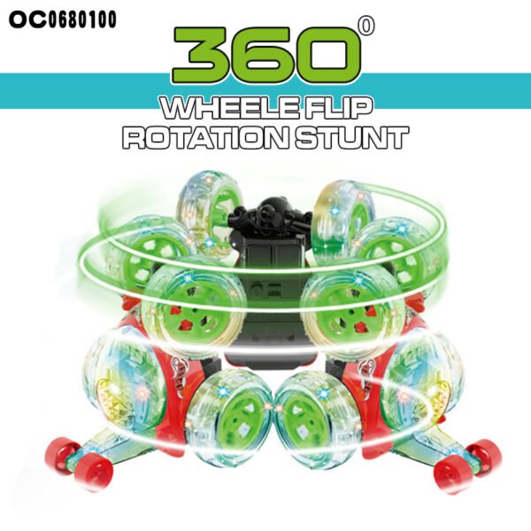 Carro Loco Acrobático 360° con Control Remoto