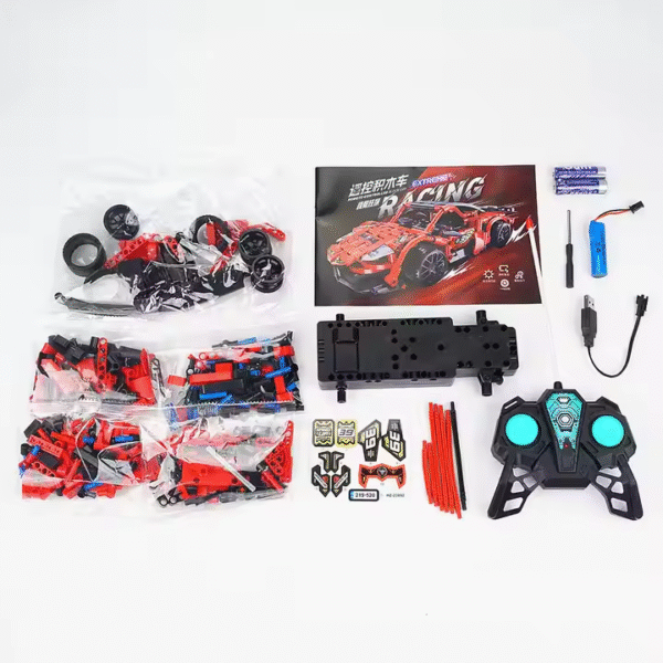 Carro de Bloques Tipo Legos con Control Remoto