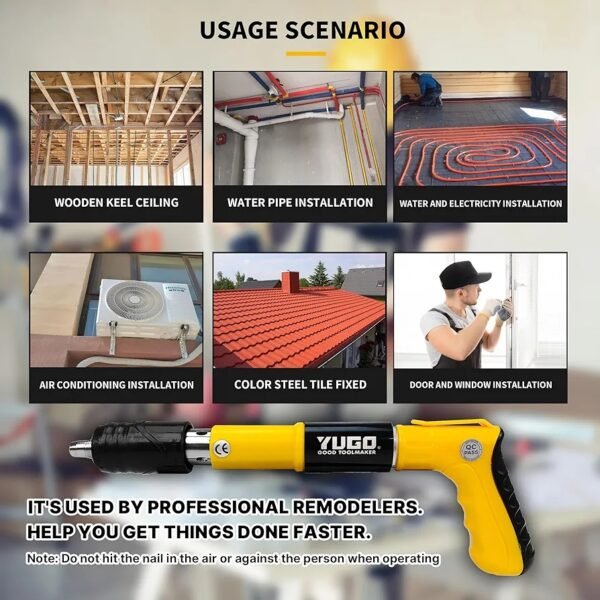 Clavadora Manual Mc Tools de Acero Antideslizante para Construcción