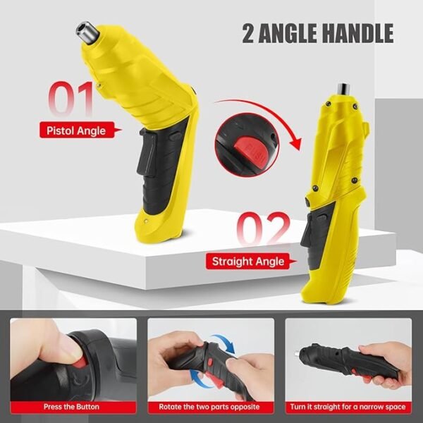 Destornillador Inalámbrico Amarillo 6V