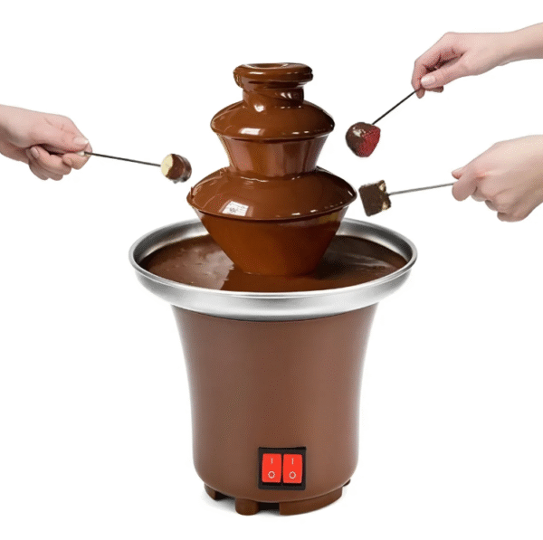 Fuente de Chocolate Eléctrica de 3 Niveles – Diversión y Dulzura para tus Celebraciones
